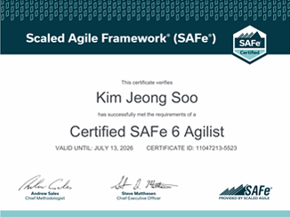 Certiried SAFe 6 Agilist
